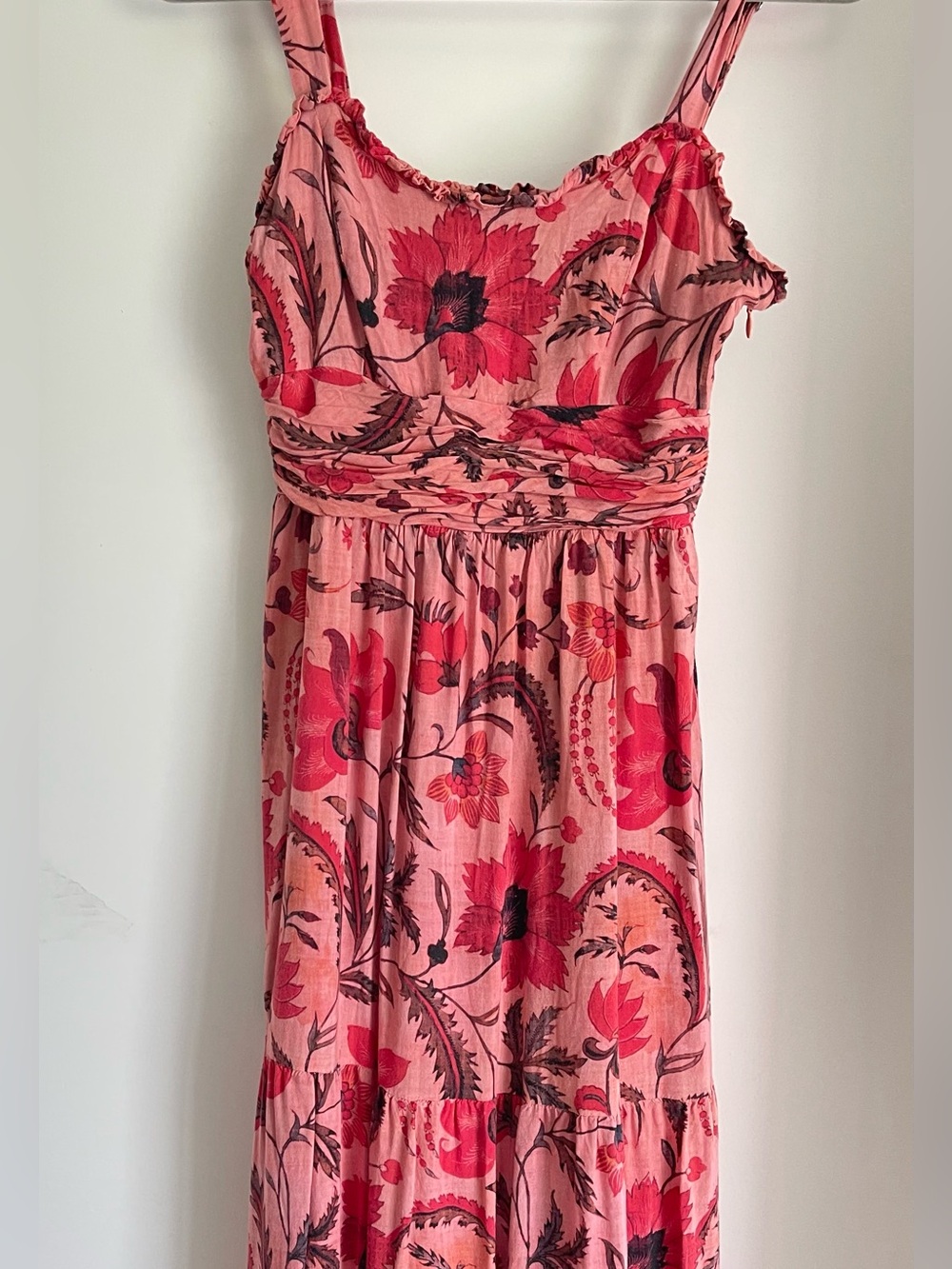 Designer Vintage Atelier Floral Rayon Summer Dress